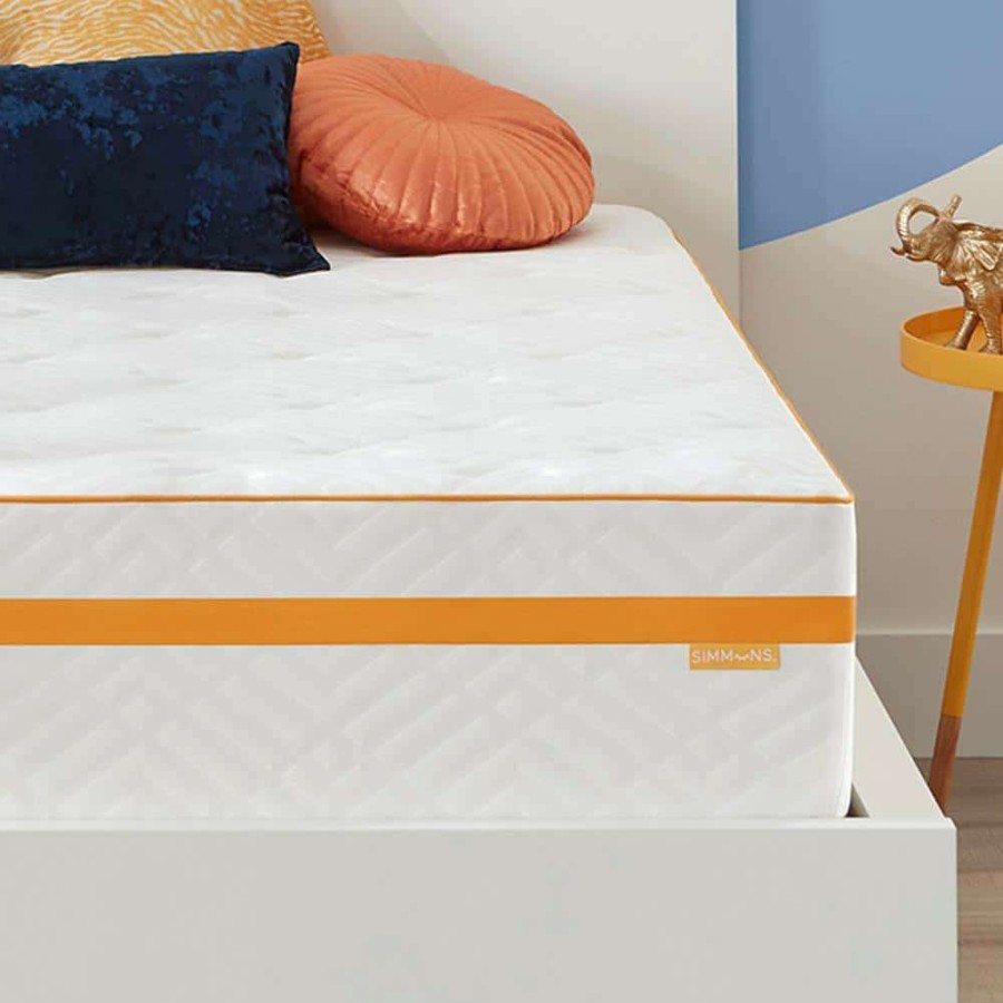 Bedroom Furniture * | 12 In. Plush Hybrid Tight Top Queen Mattress By Simmons