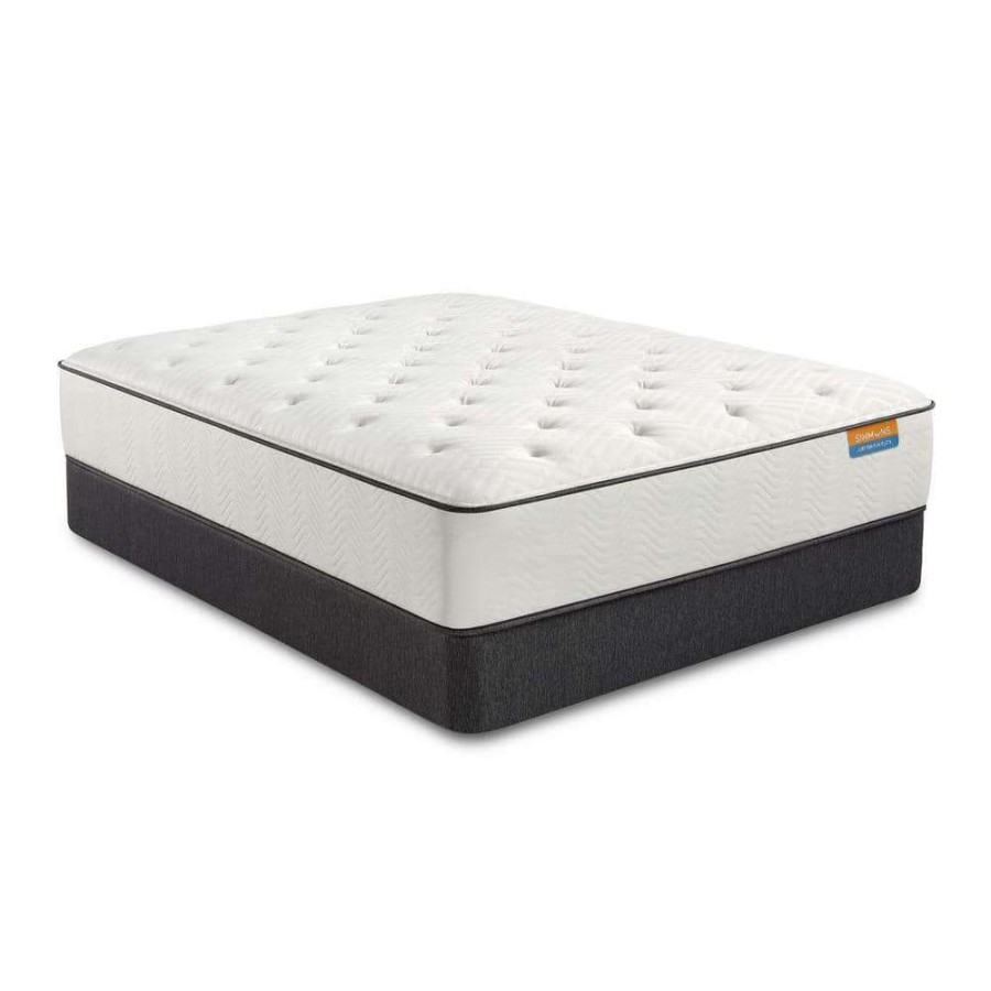 Bedroom Furniture * | Alexandria 11 In. Firm Innerspring Queen Mattress Set By Simmons